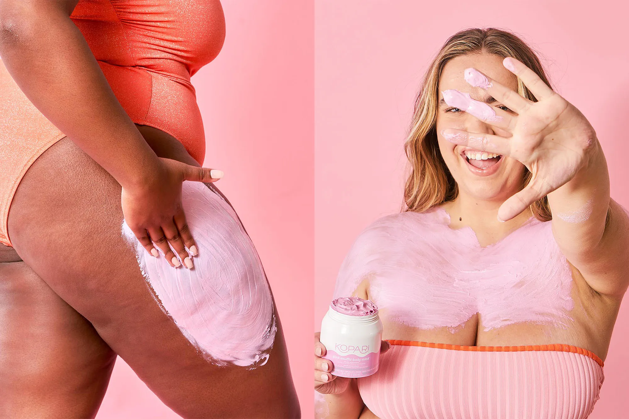 Pink Soufflé Body Mask With Niacinamide, Kaolin Clay, Dragon Fruit & Coconut Oil