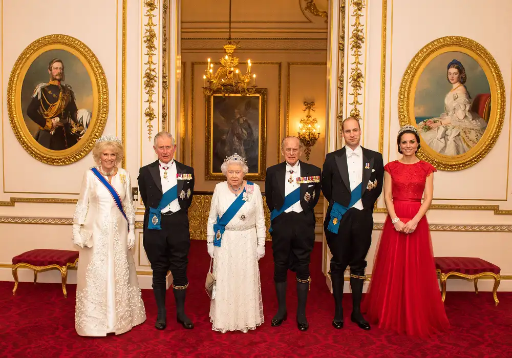 Queen Elizabeth II Views Kate Middleton as Royal Team Player Camilla Prince Charles Prince Philip Prince William