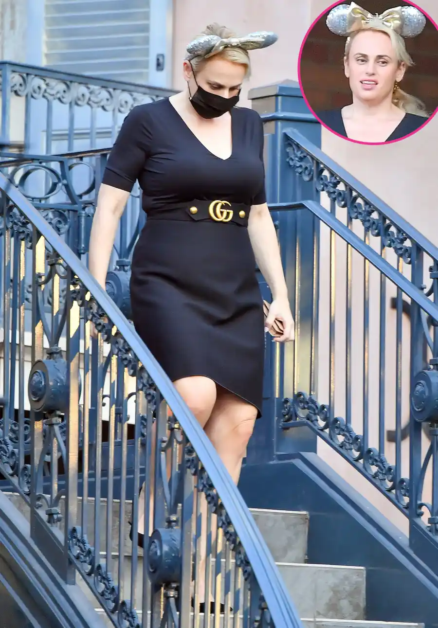 Rebel Wilson Shows Off Tiny Waist at Disneyland
