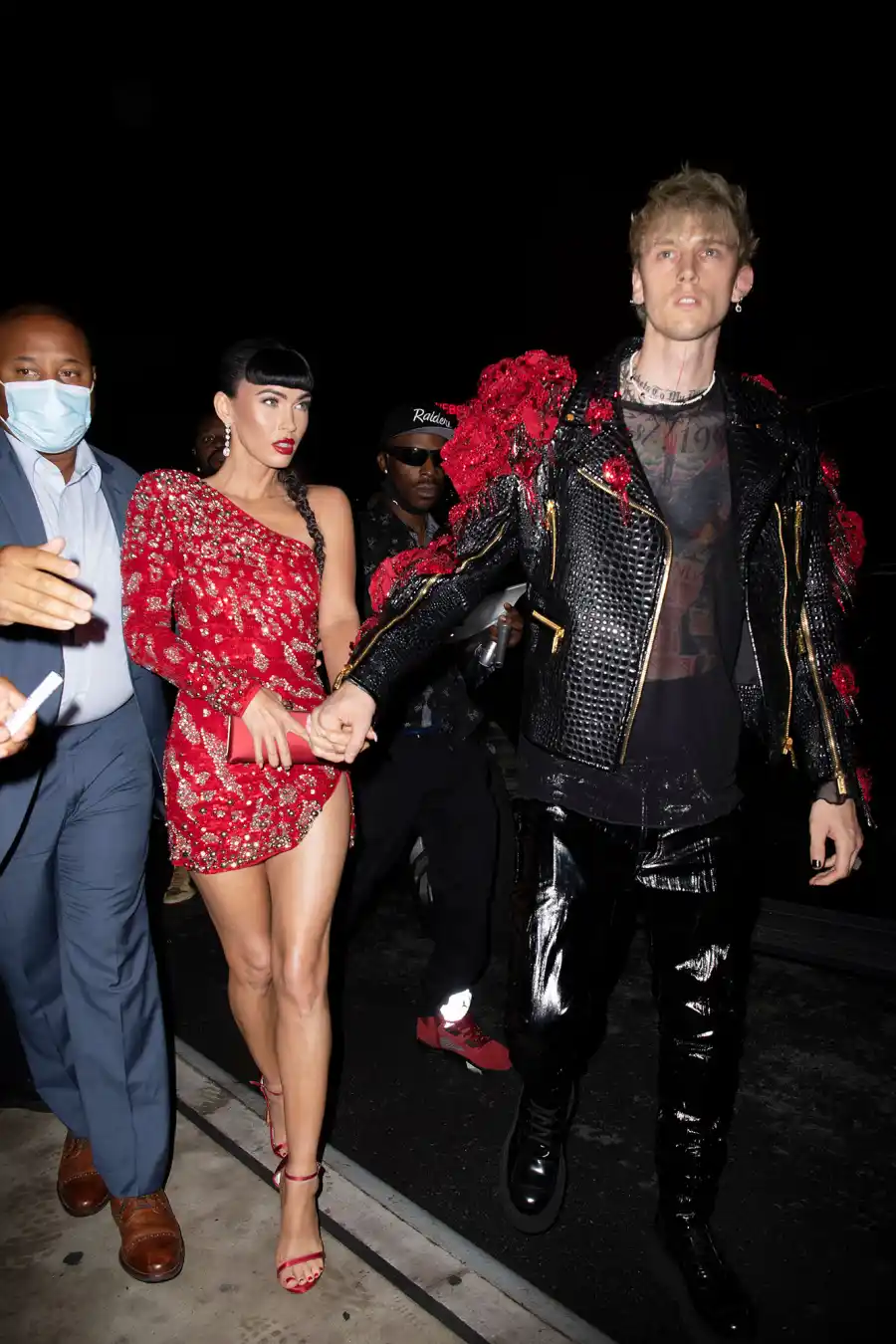 See Fabulous Fashion Stars Wore Met Gala 2021 Afterparties Megan Fox Machine Gun Kelly