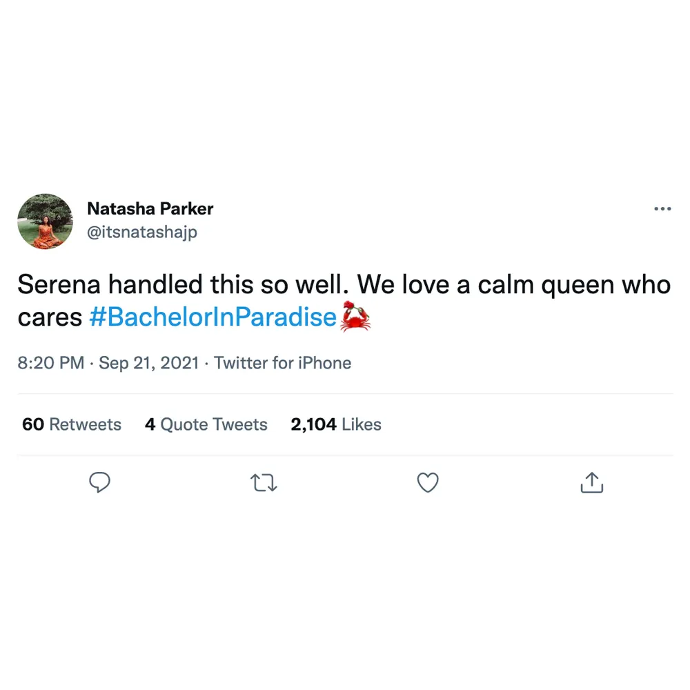 Serena &lsquo;Likes&rsquo; Tweet About Her &lsquo;Calm&rsquo; Reaction to Joe and Kendall on 'BiP'