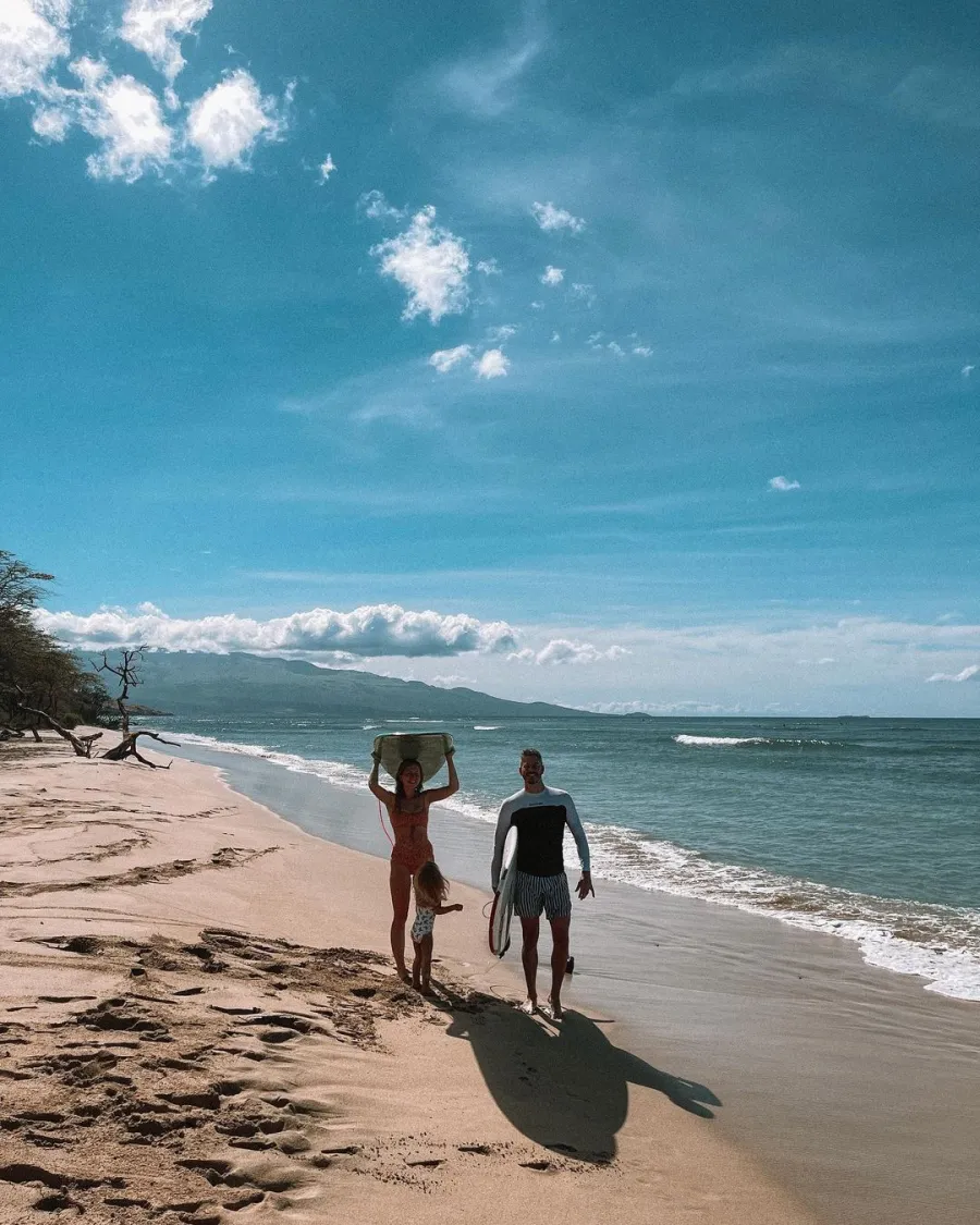 Surfs Up Inside Arie Luyendyk Jr. and Lauren Burnham’s Family Trip