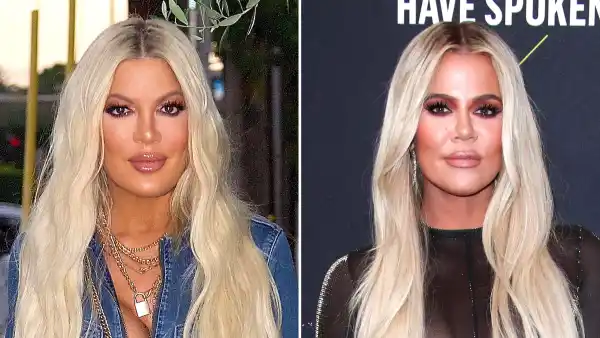 Tori Spelling Reacts to Khloe Kardashian Comparisons After Twinning Looks Go Viral