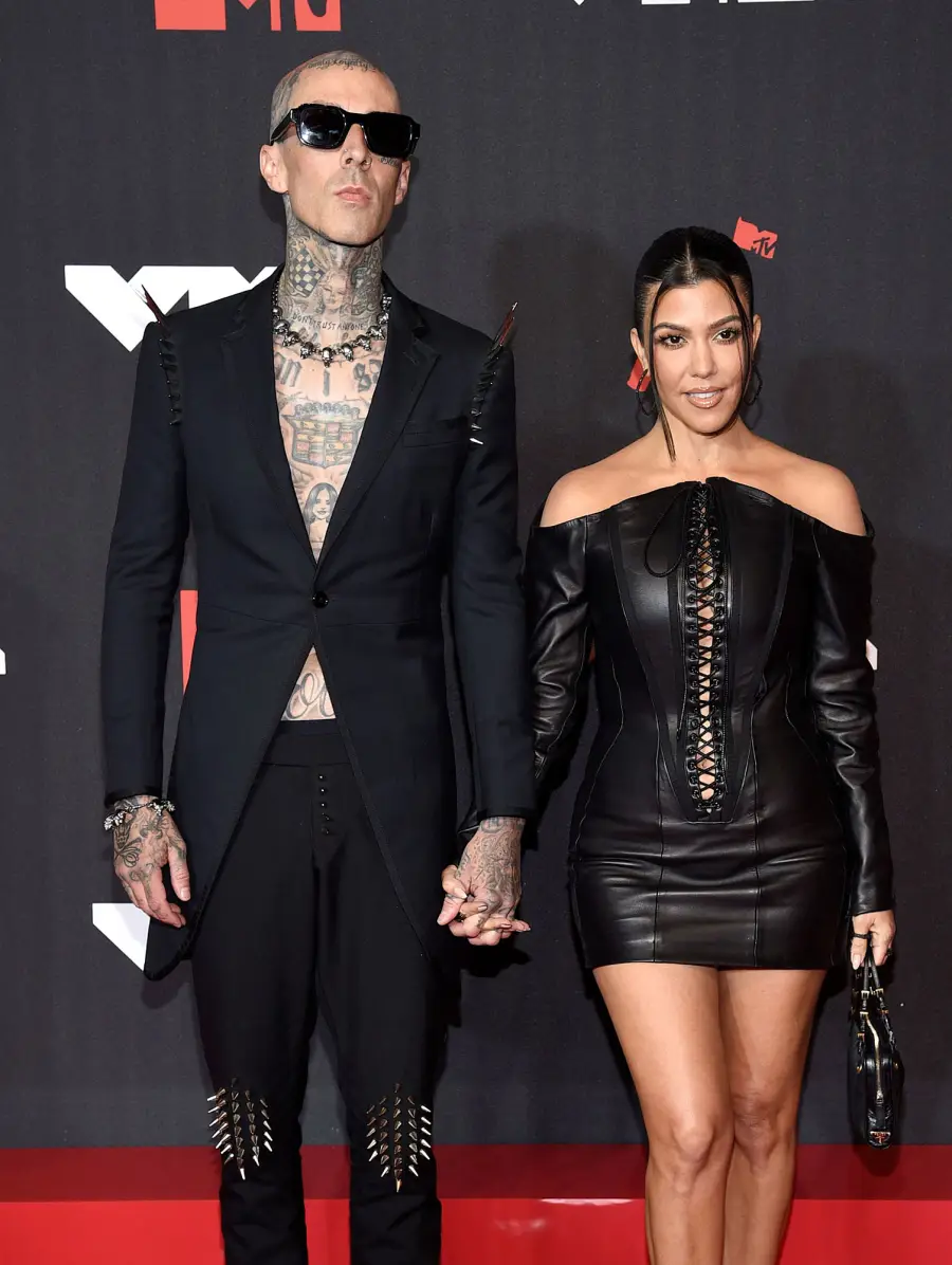 Travis Barker and Kourtney Kardashian MTV 2021 VMAs Iconic Duos