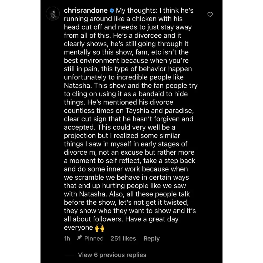 Why Chris Randone Sees Himself in Brendan Morais Amid 'BiP' Backlash