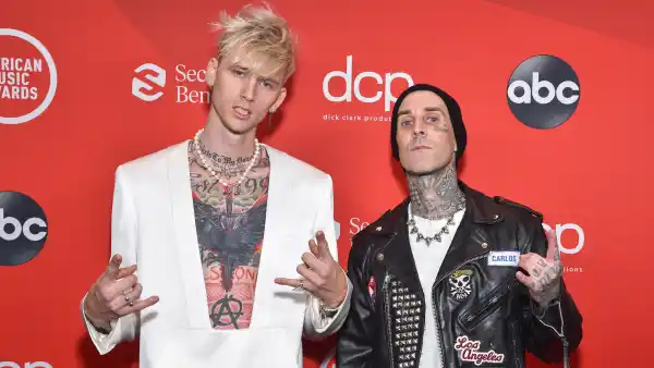 Why Machine Gun Kelly and Travis Barker Ran Off VMAs 2021 Stage