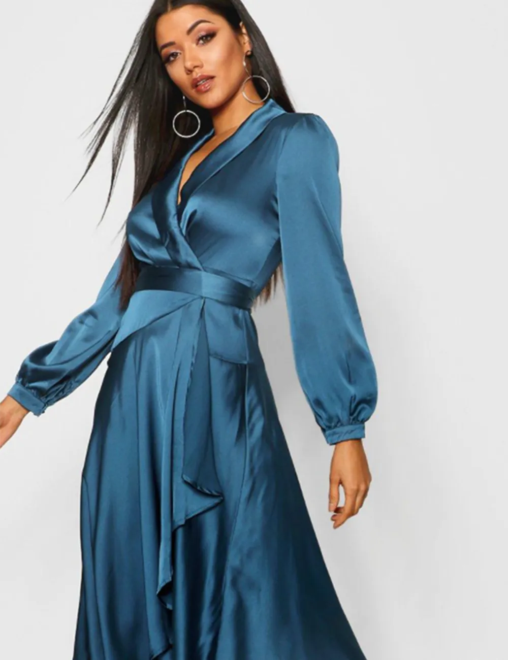 boohoo-blue-dress