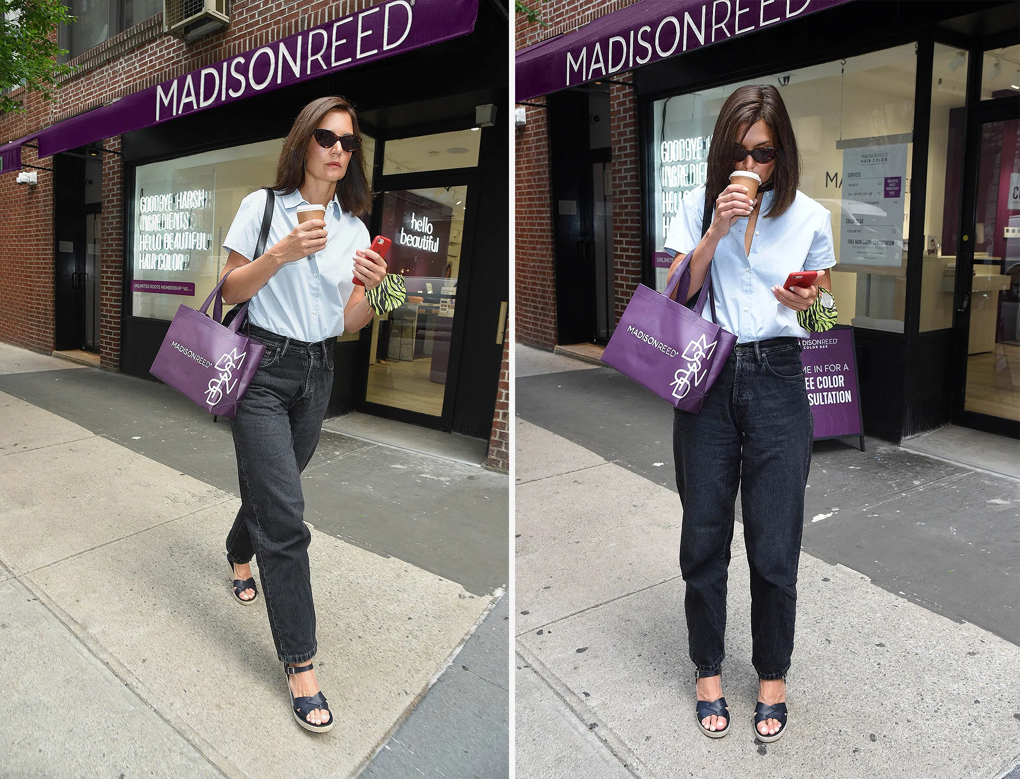 katie-holmes-short-sleeve-shirt