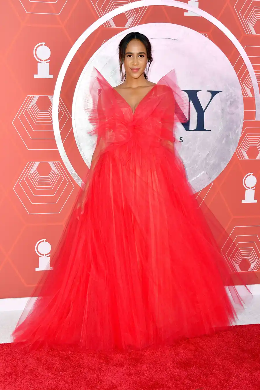 tony awards 2021 red carpet Zawe Ashton