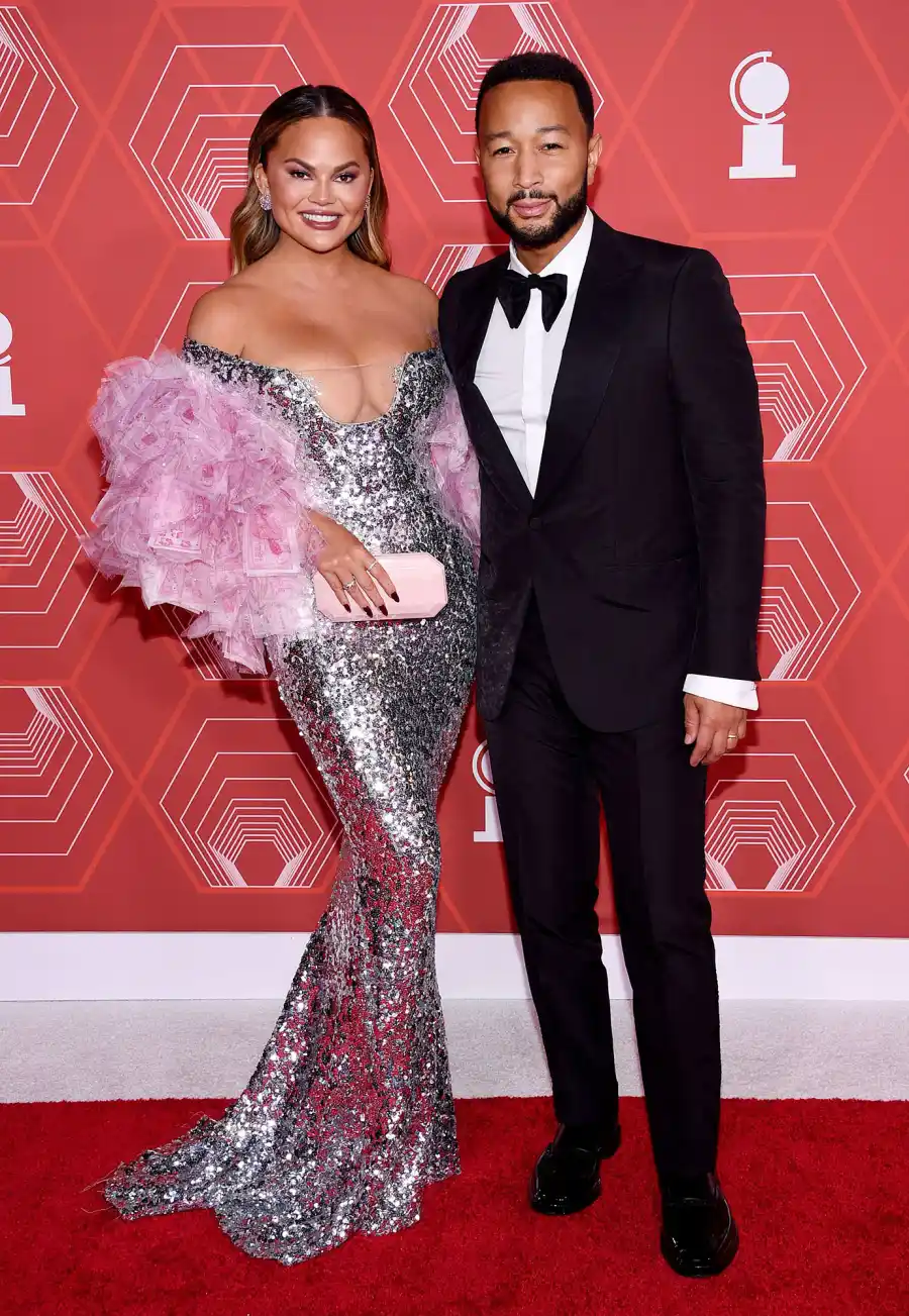 tony awards 2021 red carpet Chrissy Teigen John Legend