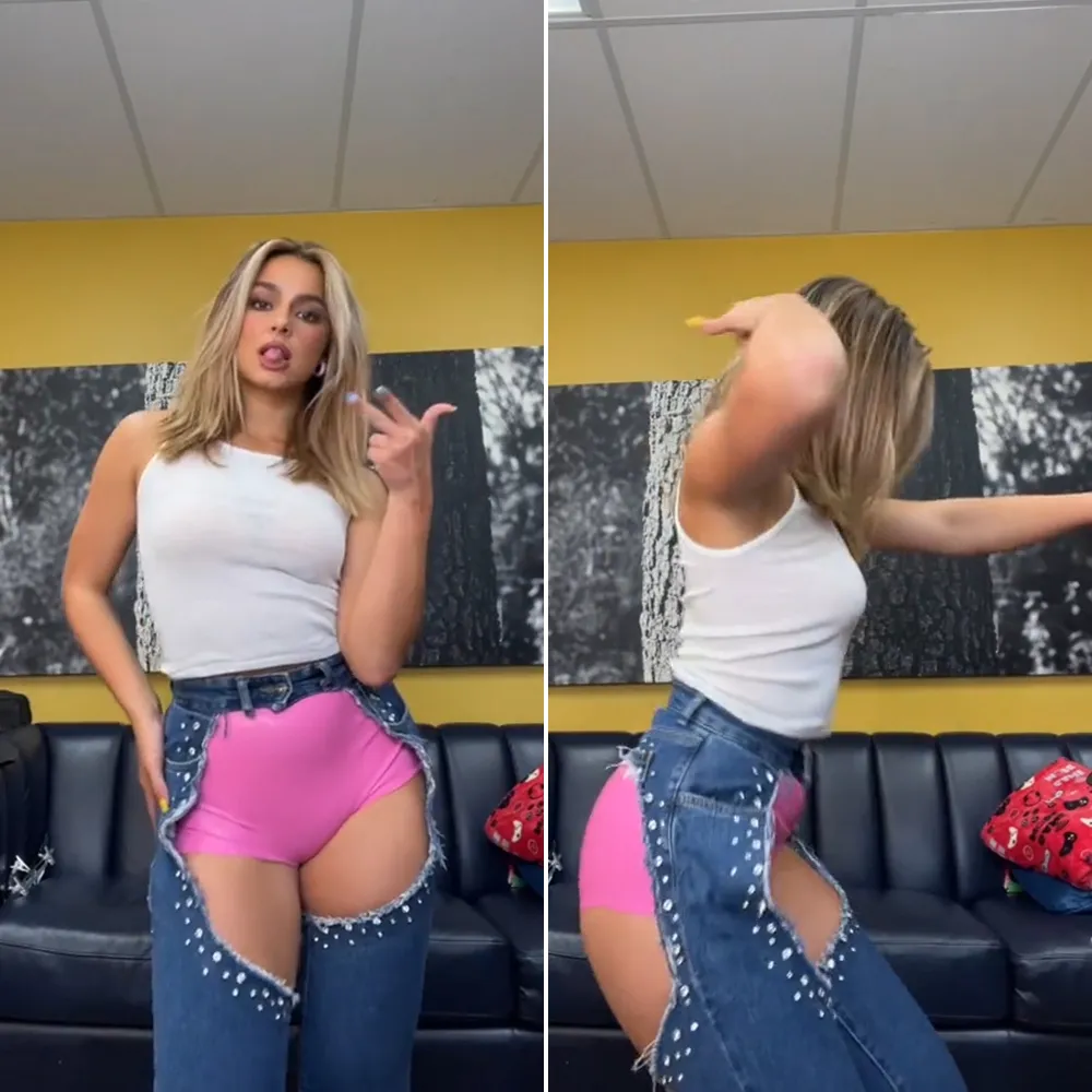 Addison Rae Just Wore the Most Bizarre Cutout Jeans &mdash; and TikTok Has a Lot to Say