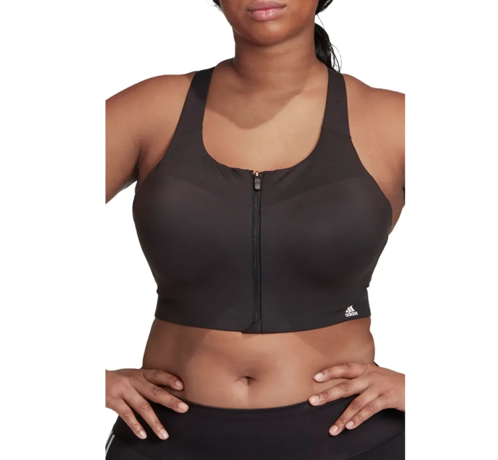 Adidas Ultimate Zip Front Sports Bra