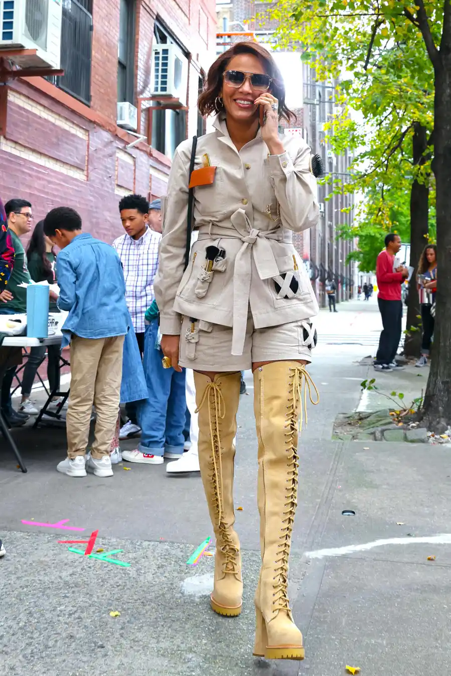 Nicole Ari Parker films 'And Just Like That...'