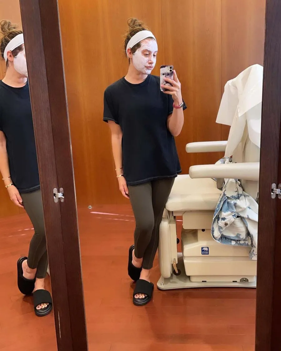Ashley Tisdale Got Herself Anti Aging Facial Lil Mom Gift