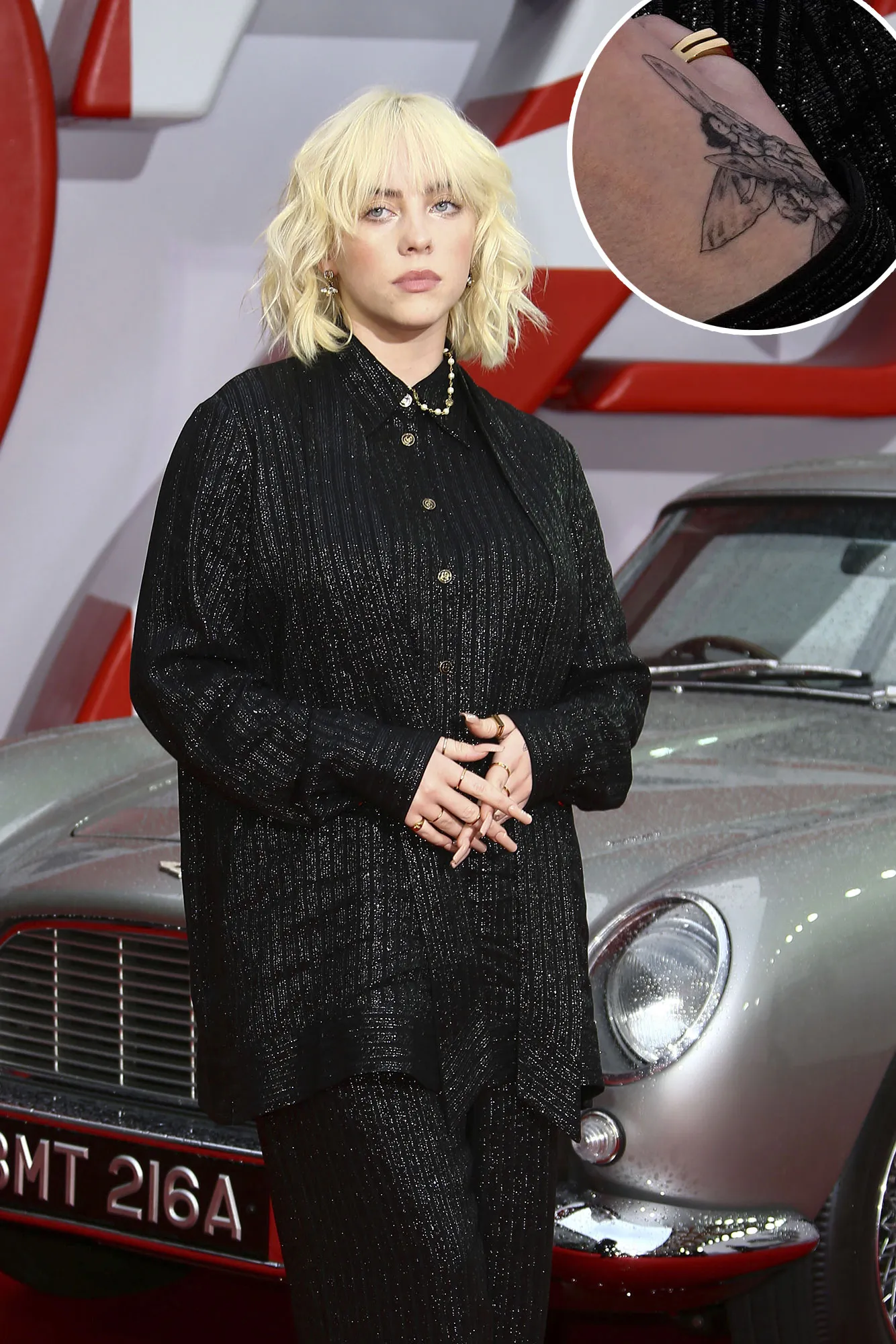 Billie Eilish Subtly Debuts New Tattoo at ‘No Time to Die’ Premiere — and Fans Are Loosing It