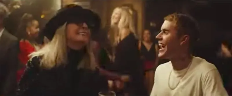 Celeb Music Video Cameos Diane Keaton Justin Bieber Ghost
