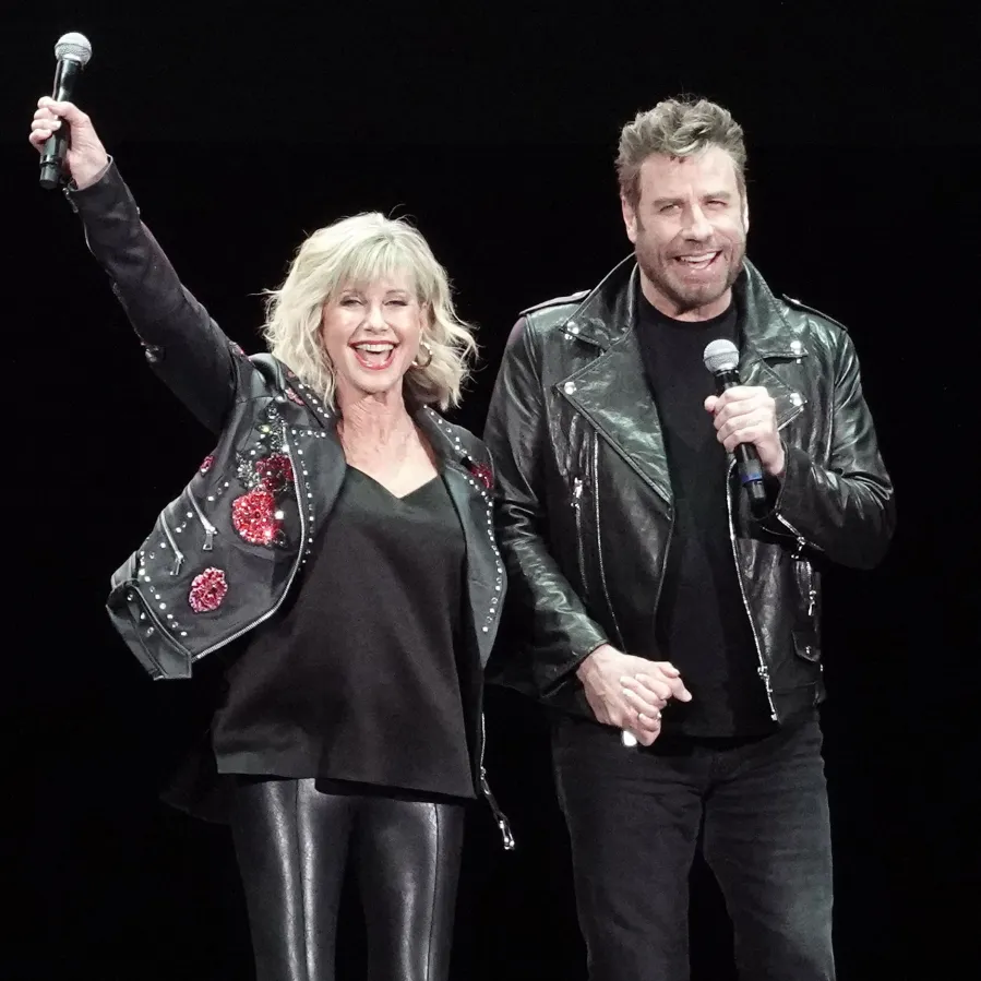 Celebrities Who Recreated Their Most Iconic Roles Over Years Olivia Newton John John Travolta