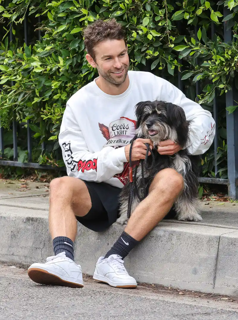 Chace Crawford They Snuggle Their Pup Just Like Us