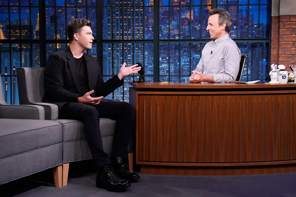 Colin Jost Shares His Mom&rsquo;s Hilarious Reaction to His and Scarlett Johansson Son Cosmo Name Seth Meyers