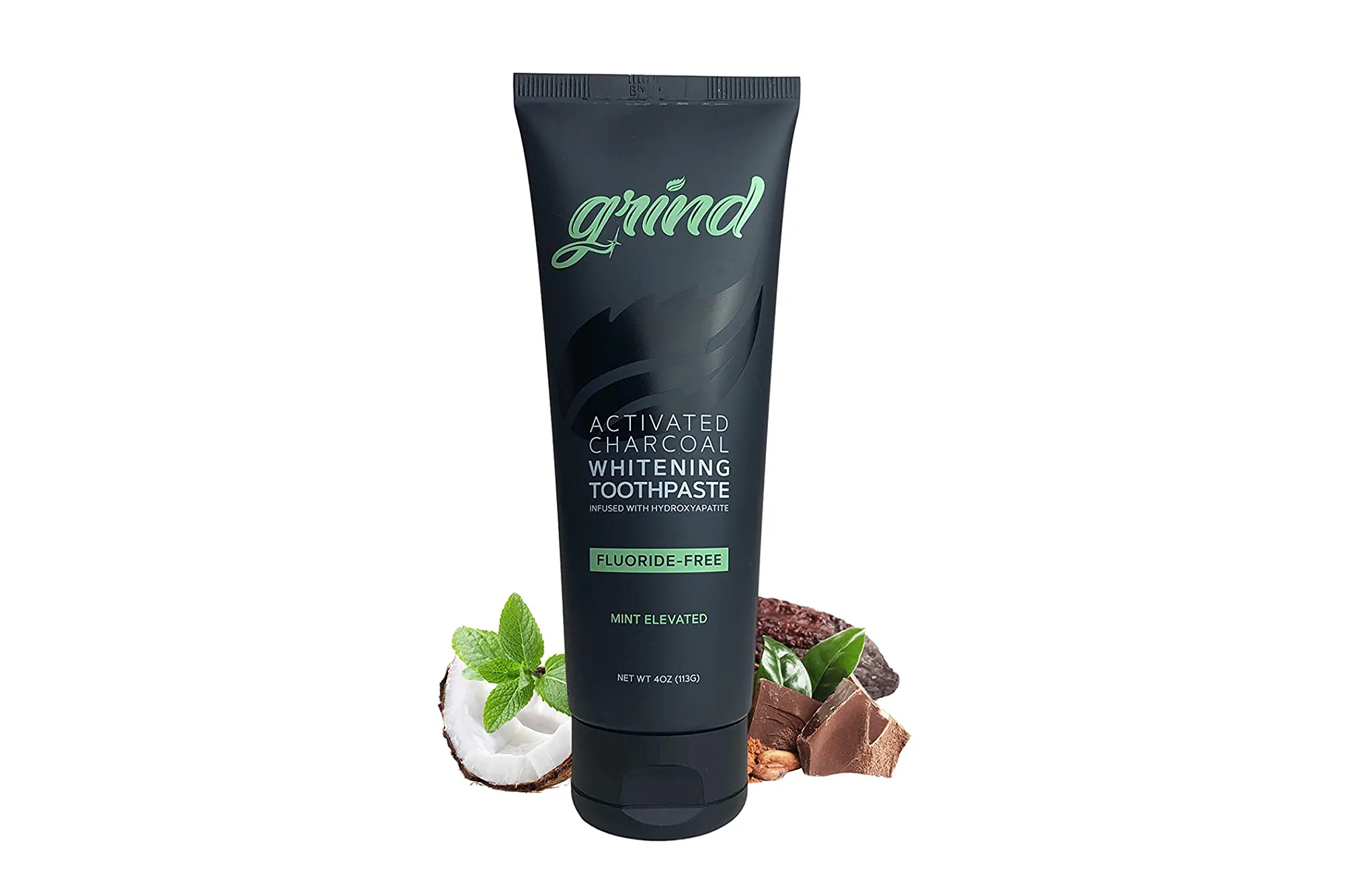 Grind Activated Charcoal Teeth Whitening Fluoride Free Toothpaste