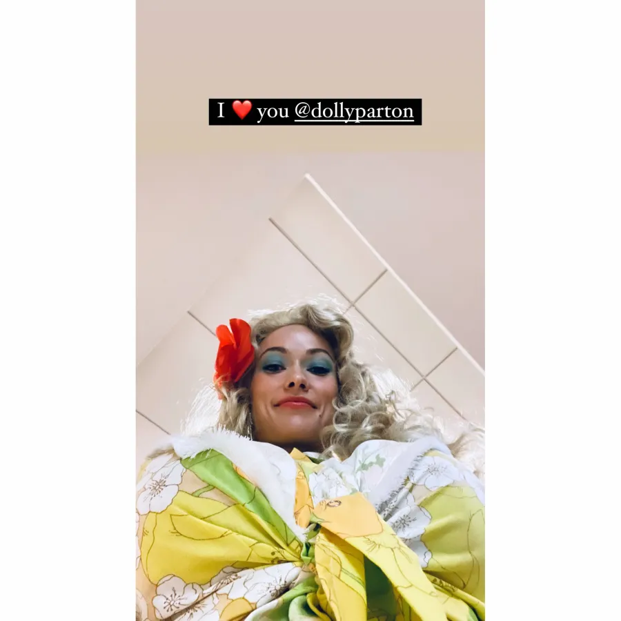 Harry Styles Performs in Dorothy Costume Halloween 2021