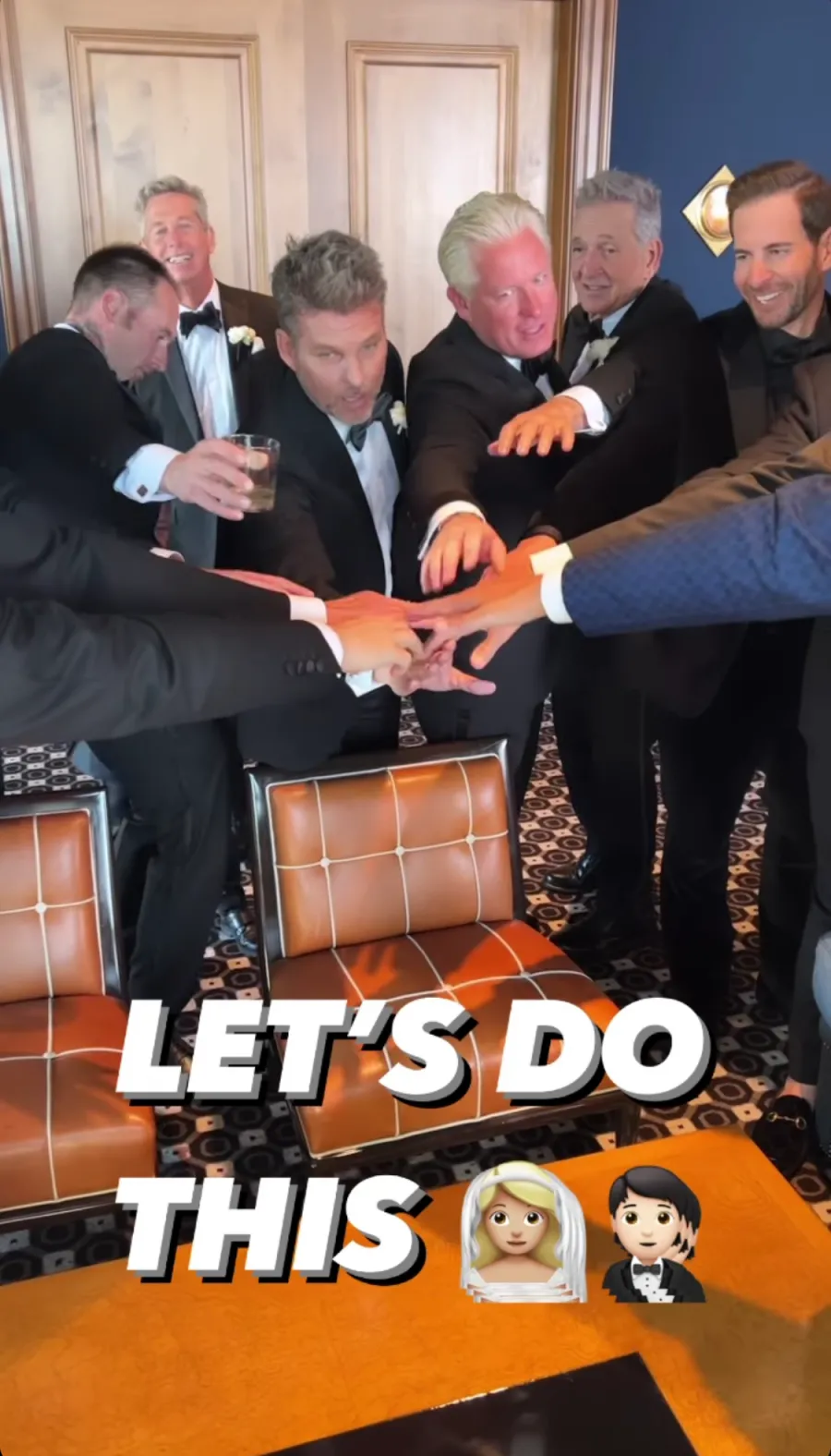 Tarek El Moussa's groomsmen