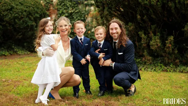 How Meghan King 3 Kids Were Involved Her Cuffe Owens Wedding