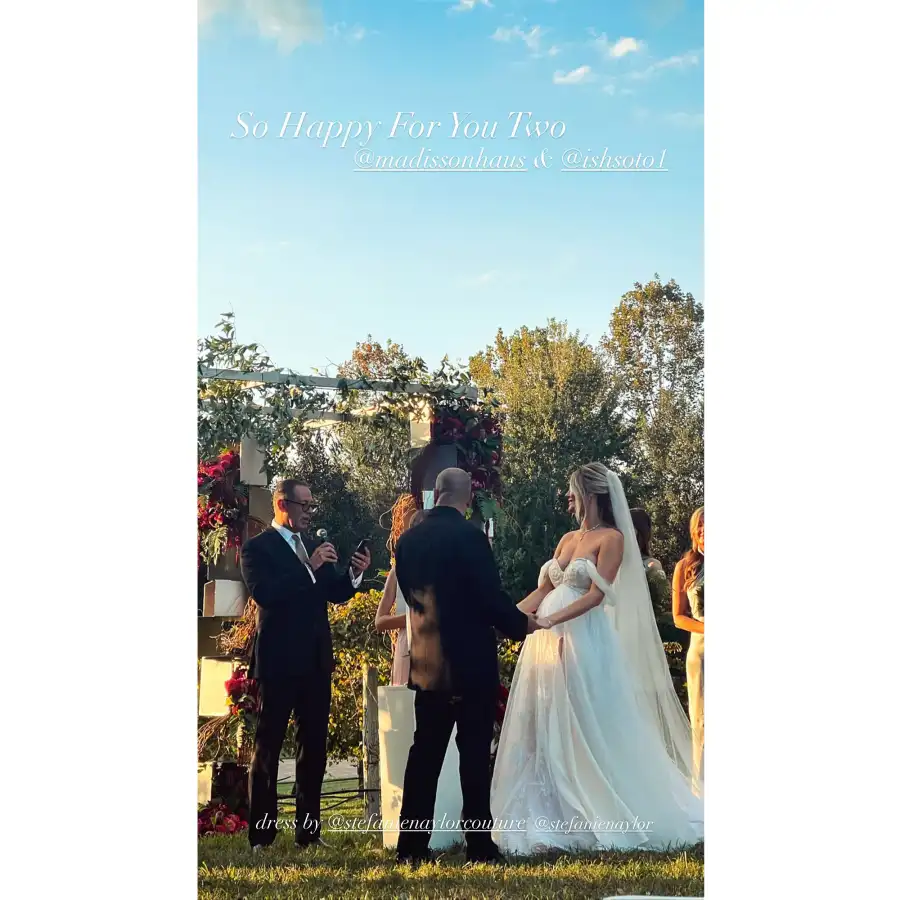 Joe Jenkins 2 Instagram Siesta Key Pregnant Madisson Hausburg Marries Ish Soto Ahead of 1st Child Arrival