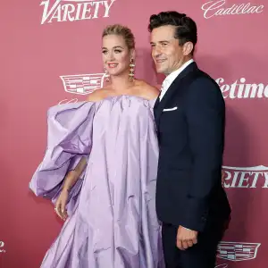 Katy Perry and Orlando Bloom at Variety's 2021 Power of Women Event.