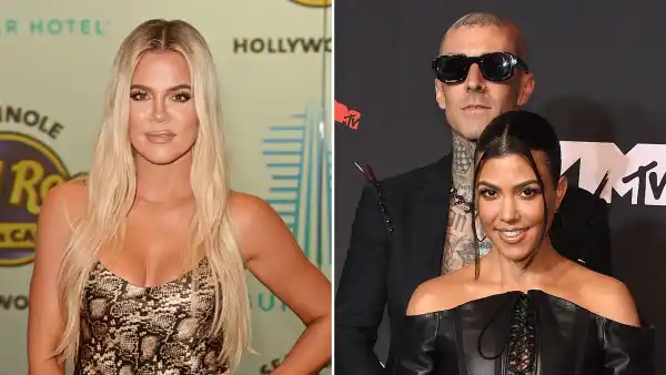 Khloe Kardashian Says Kourtney Is ‘So Loved Up’ Amid Travis Barker Romance That She Can't 'Rave With' Her