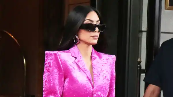 Kim Kardashian Hot Pink Outfits Saturday Night Live