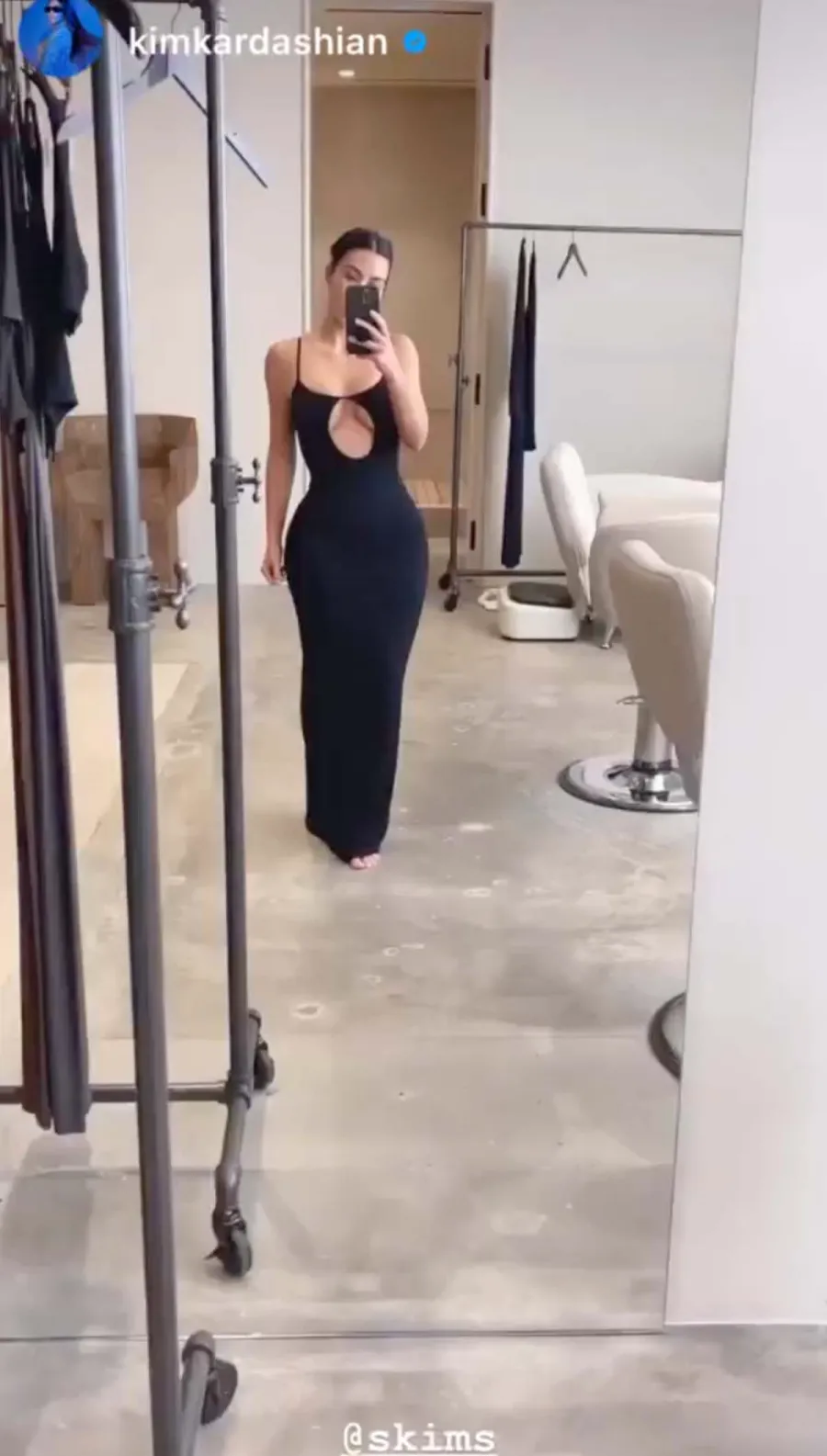 Kim Ks Pajama Dress Is Insanely Revealing Its Definitely Super Open