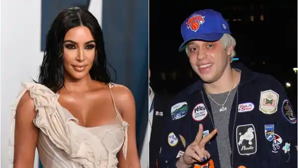 Kim Kardashian and Pete Davidson spotted together on rollercoaster.