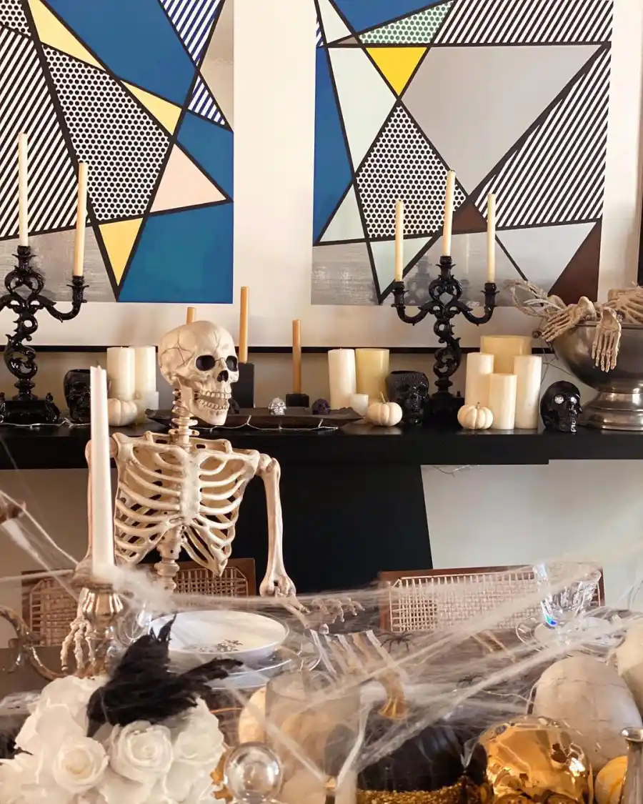 Kourtney Kardashian and Kylie Jenner Are Ready for Halloween: See Their Fall Decor