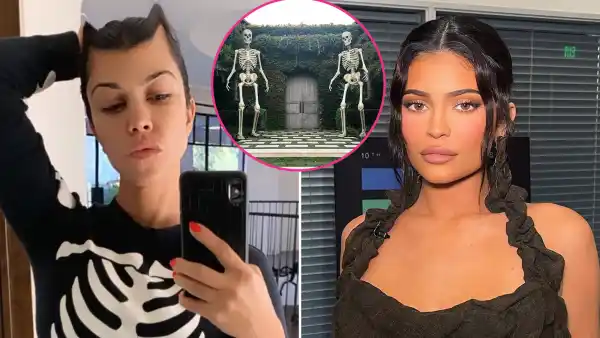 Kourtney Kardashian and Kylie Jenner Are Ready for Halloween: See Their Fall Decor