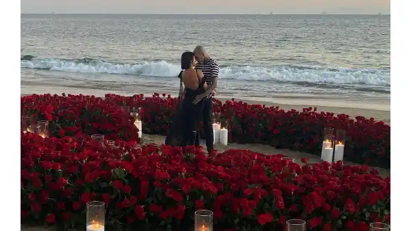 Kourtney Kardashian and Travis Barker Engagement Instagram