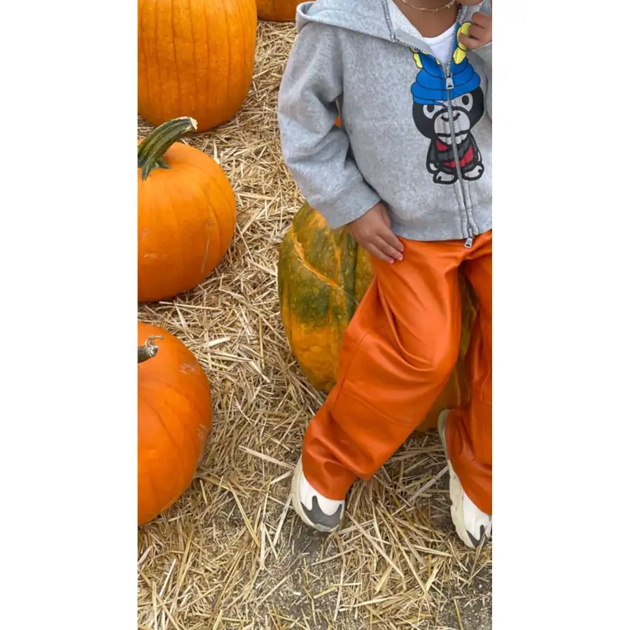 Kylie Jenner Stormi Pumpkin Patch Inside the Kardashian-Jenner Kids 2021 Halloween Festivities