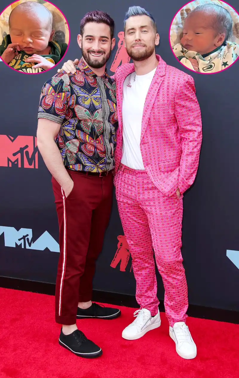 Insta Debut Lance Bass Instagram Lance Bass and Michael Turchin Twins Alexander and Betty Cutest Pics