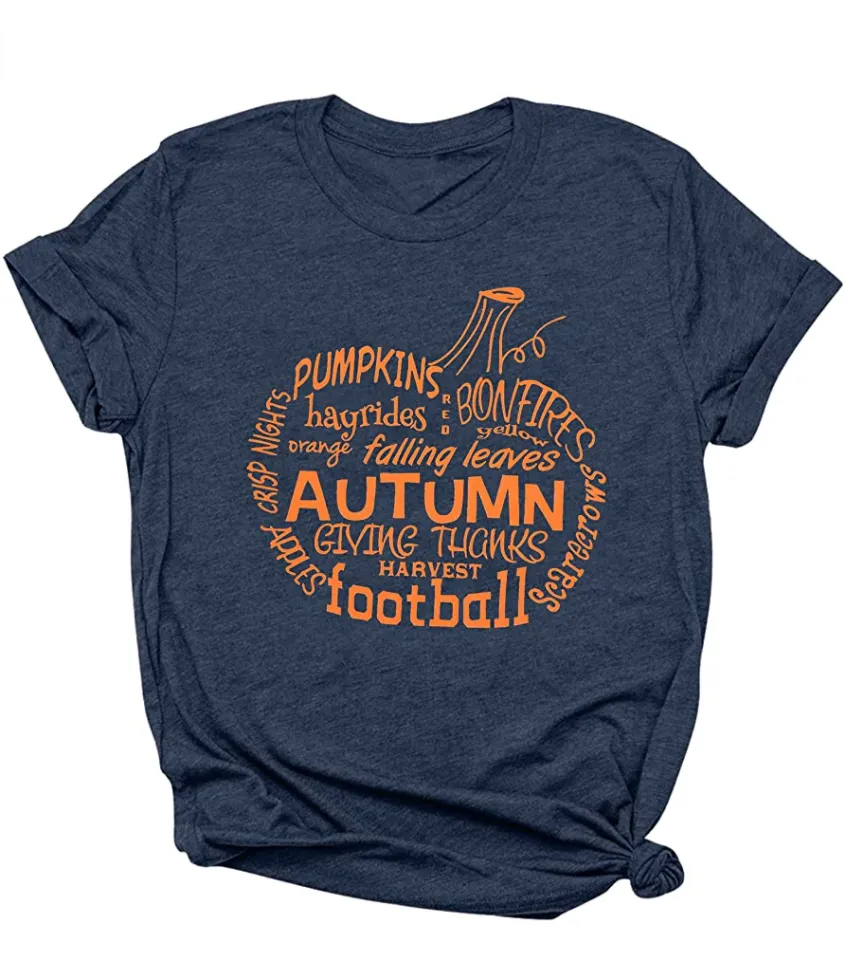 MOUSYA Pumpkins Letter Print Tee