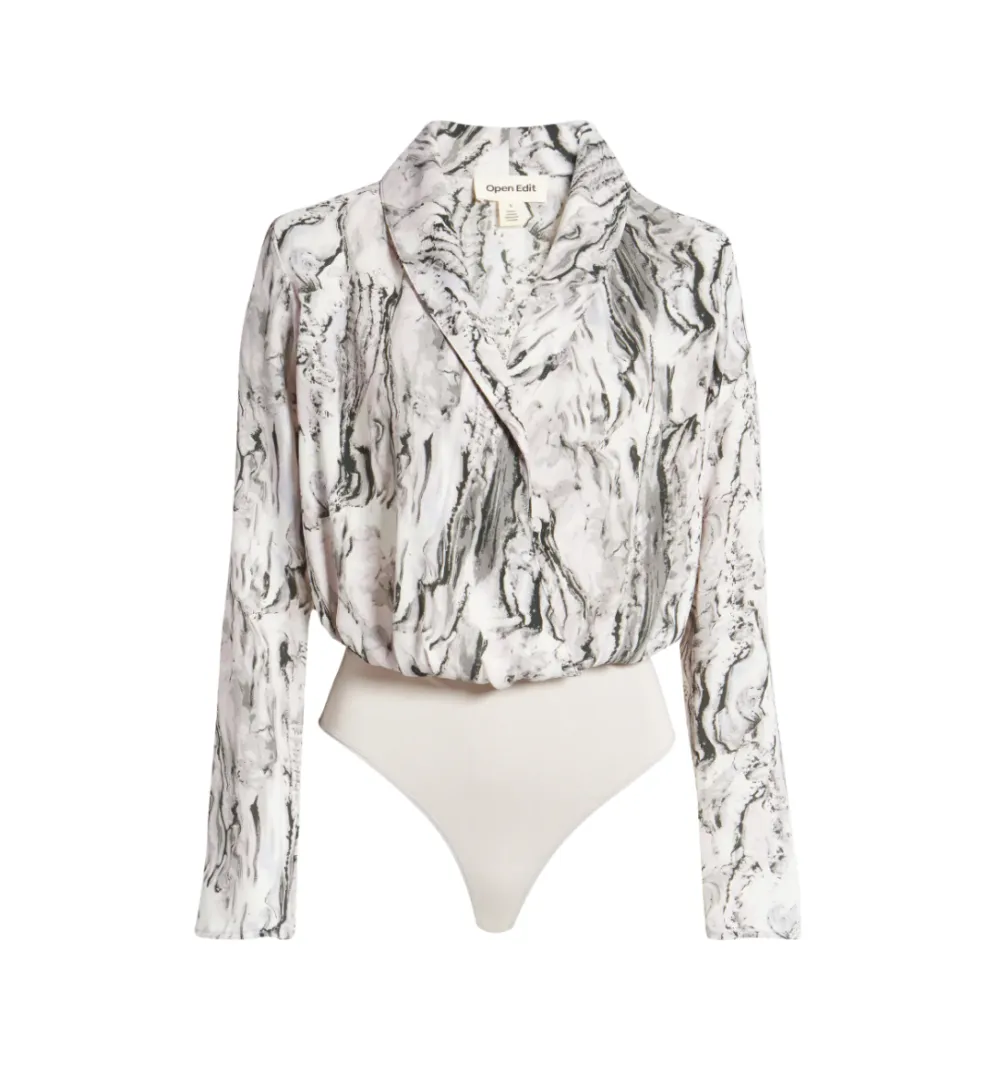 Open Edit Wrap Bodysuit