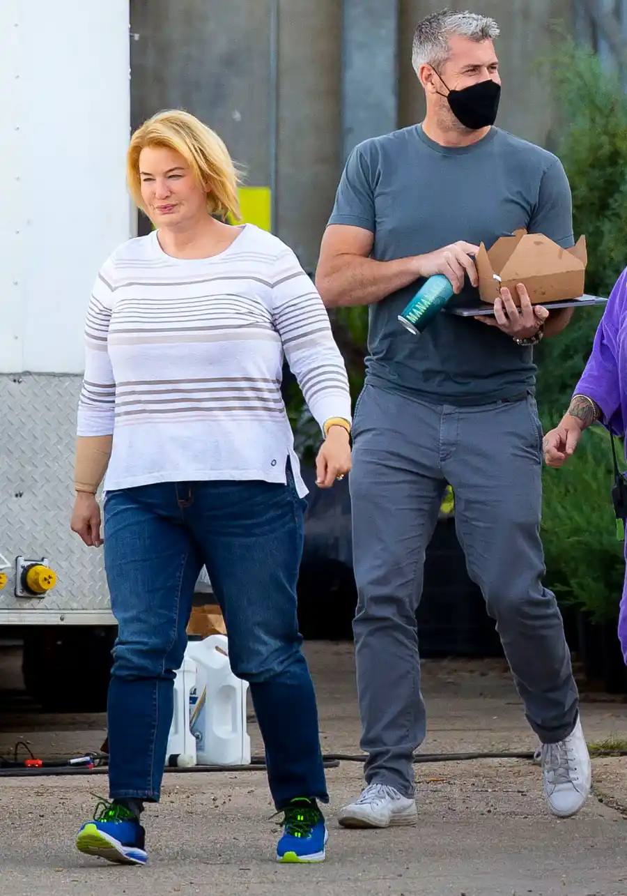 Renée Zellweger Is Unrecognizable in Character During Ant Anstead Set Visit