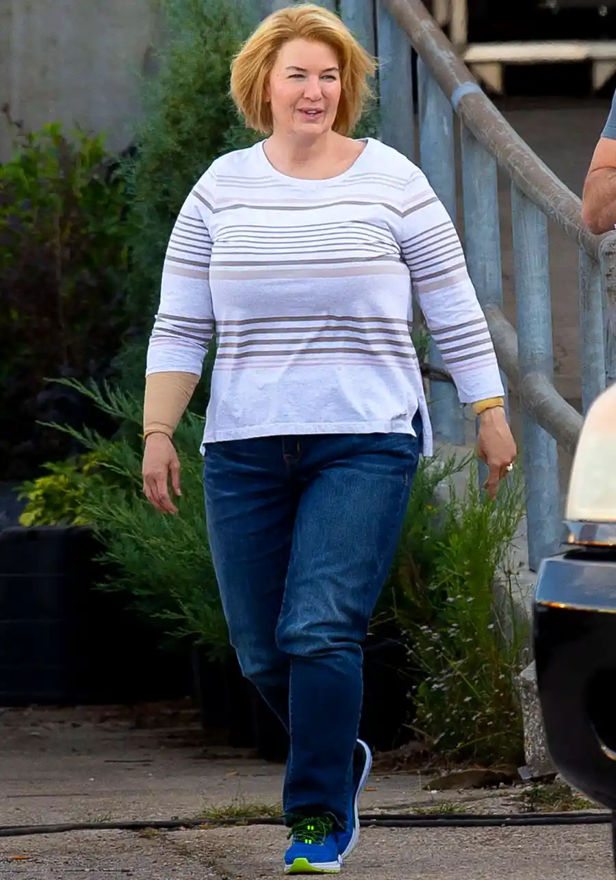 Renée Zellweger Is Unrecognizable in Character During Ant Anstead Set Visit