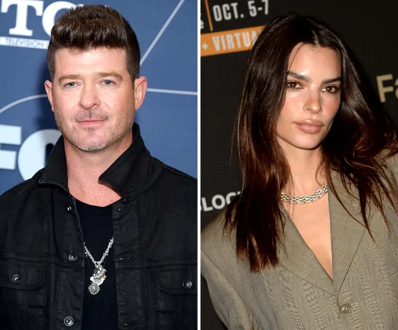 Robin Thicke Responds Emily Ratajkowskis Claims That He Groped Her