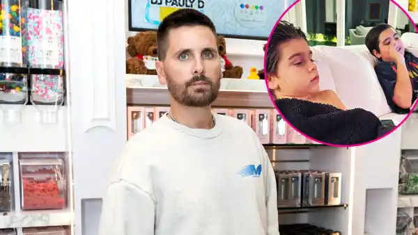 Scott Disick Has Boyz Night With Sons Mason and Reign