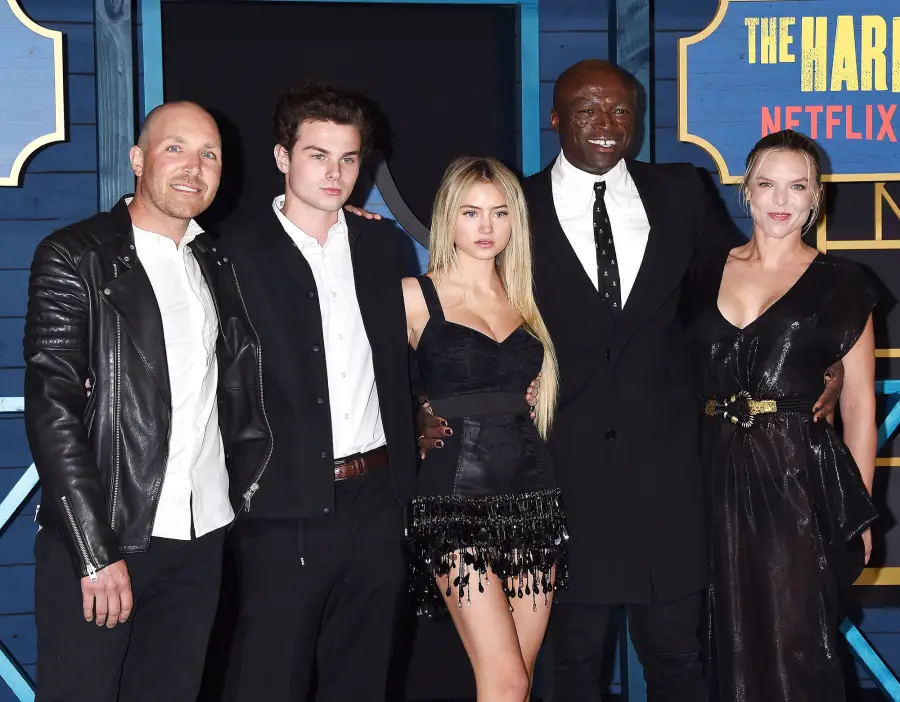 Seal and Daughter Leni Pose at The Harder They Fall Premiere 6