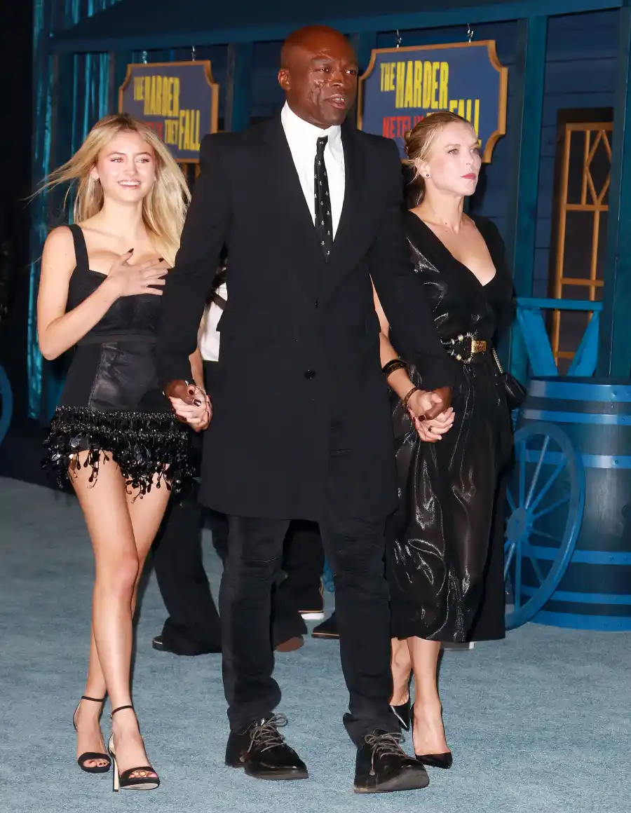 Seal and Daughter Leni Pose at The Harder They Fall Premiere 7