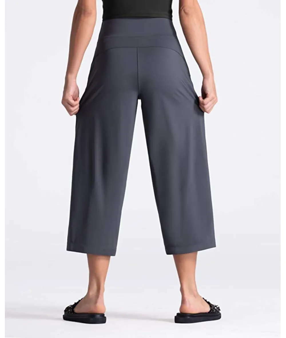 THE GYM PEOPLE Bootleg High Waisted Yoga Capri Pants