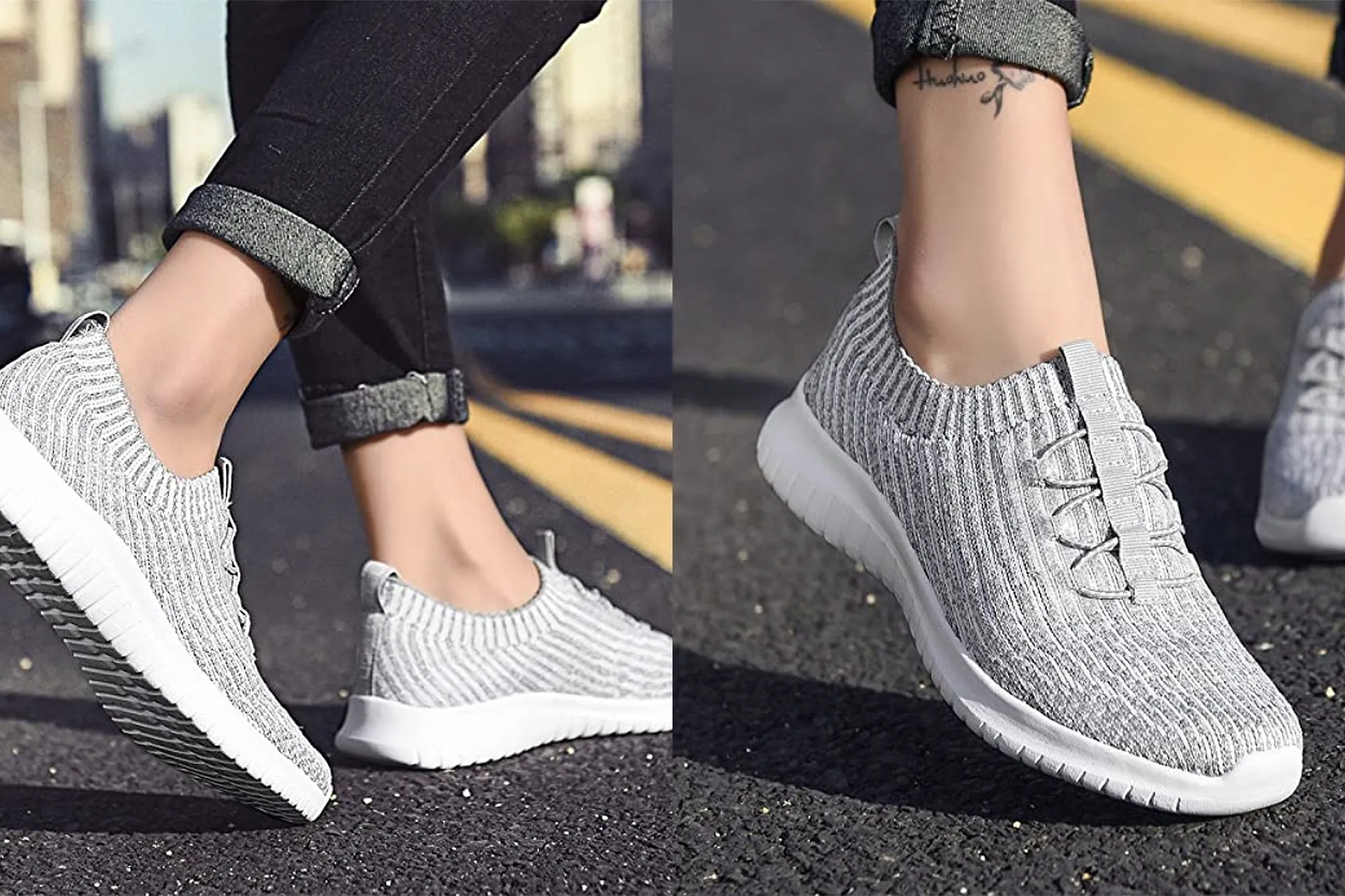 TIOSEBON Women's Slip On Walking Shoes