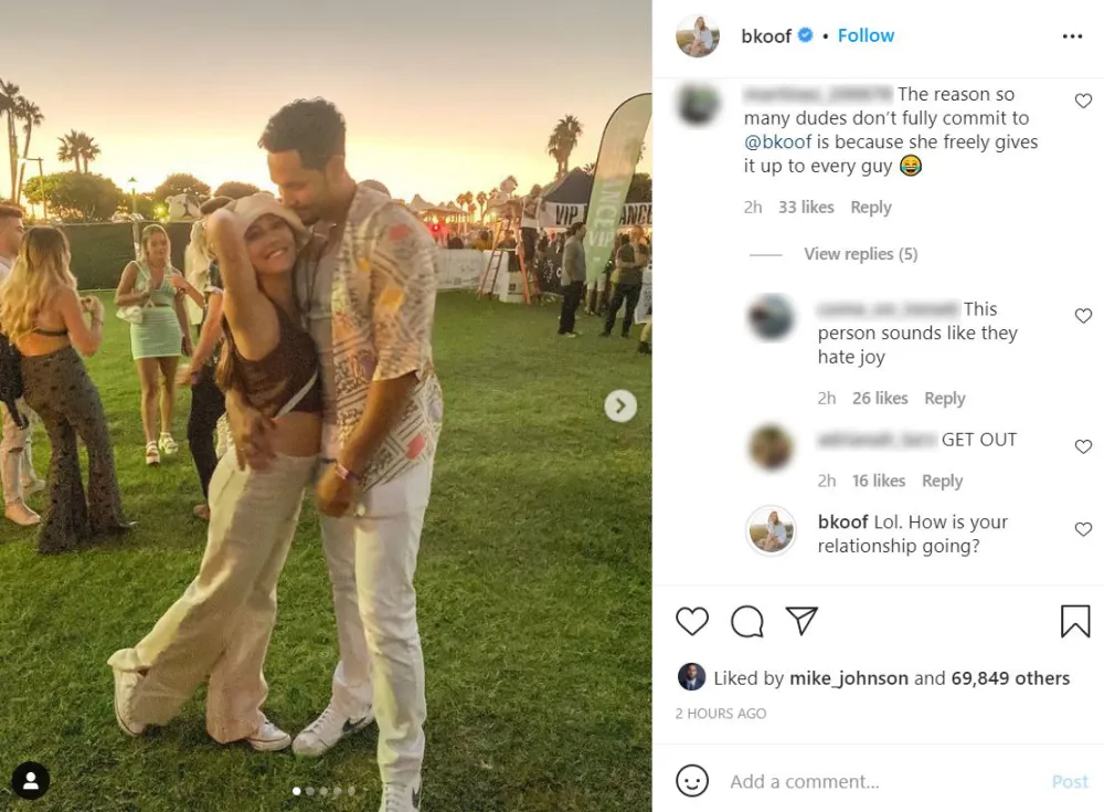 The Bachelorette's Becca Kufrin Claps Back After Criticism of Her Relationship with Thomas Jacobs