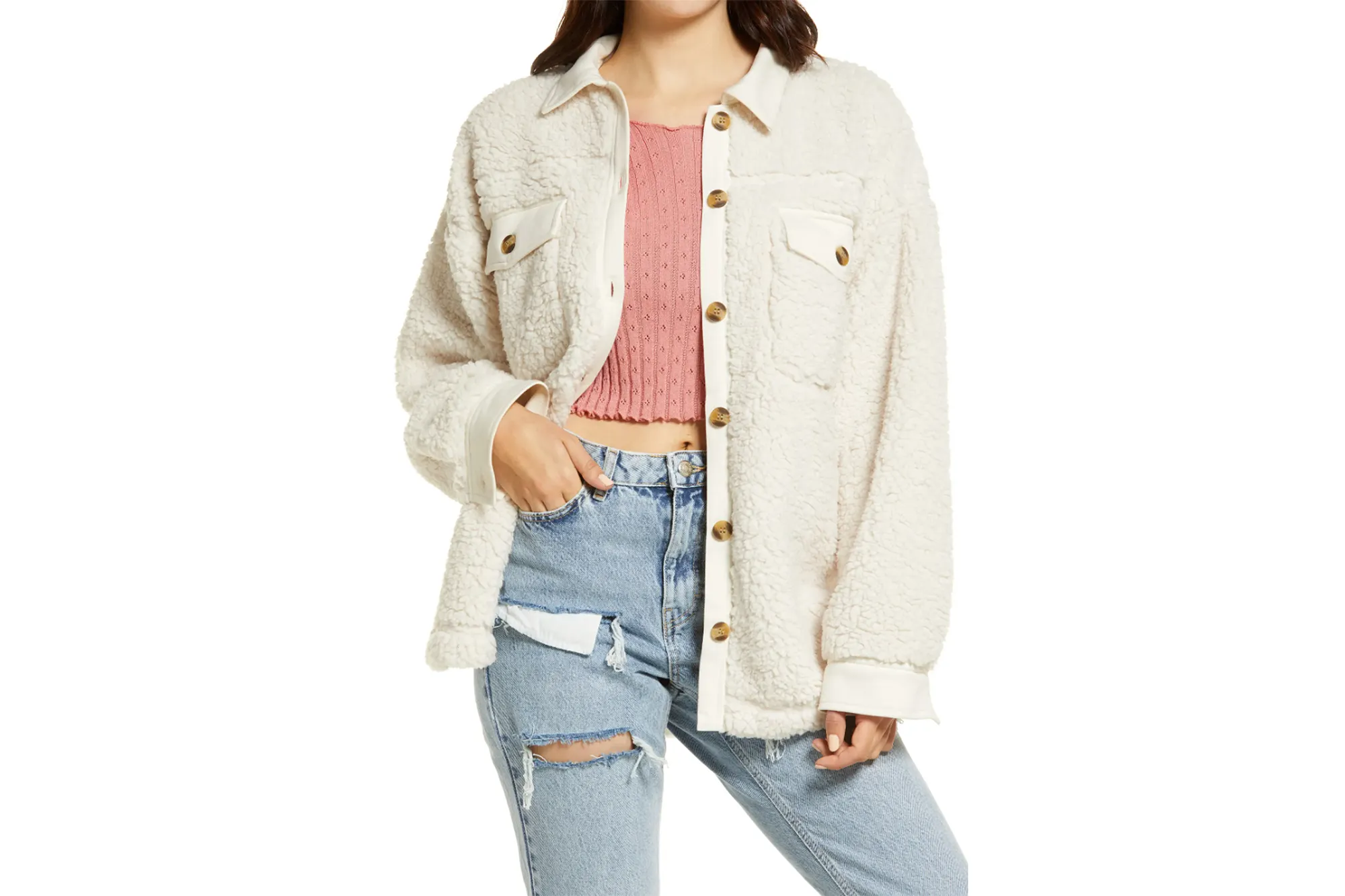 Thread & Supply Wubby Contrast Shirt Jacket